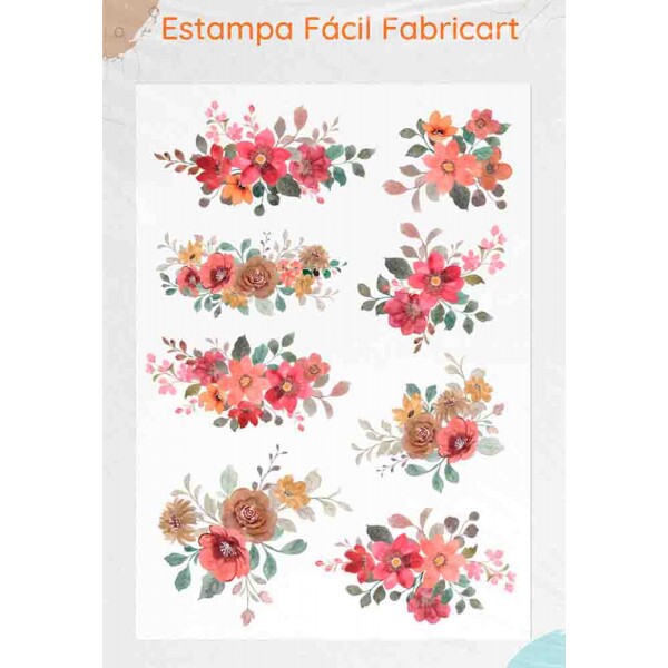 ESTAMPA FÁCIL - FLORAL 1