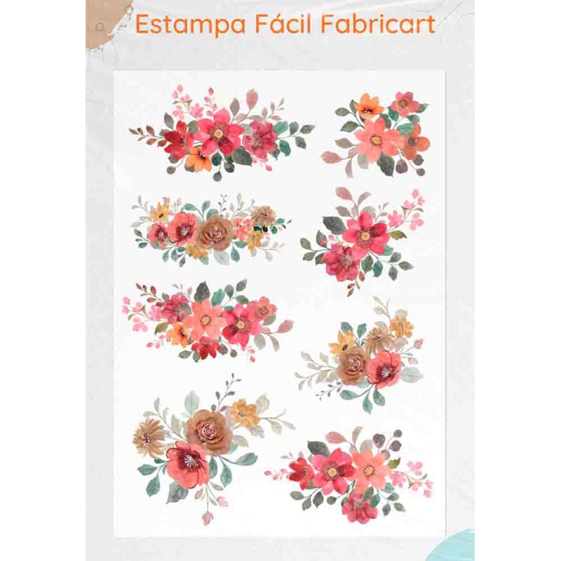 ESTAMPA FÁCIL - FLORAL 1