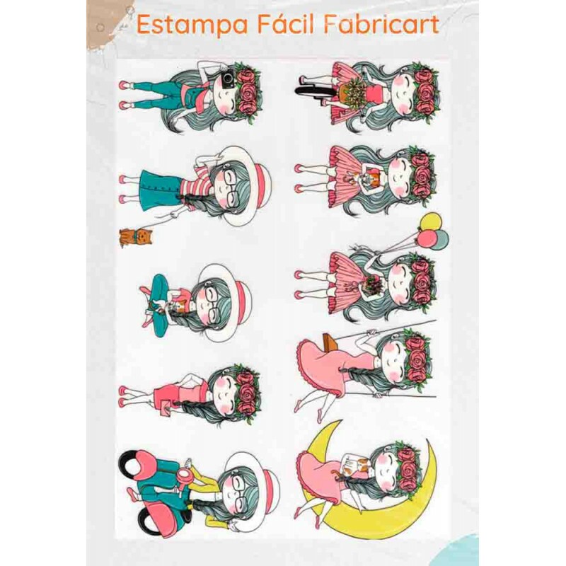 ESTAMPA FÁCIL - MENININHAS 1