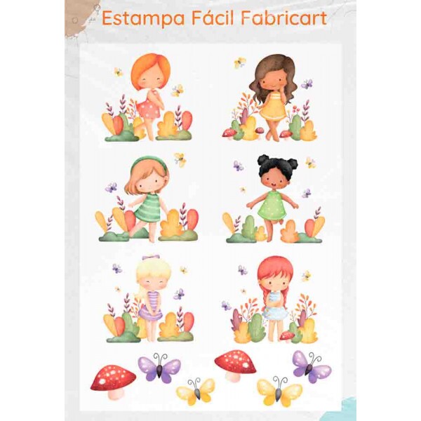ESTAMPA FÁCIL - MENININHAS 2