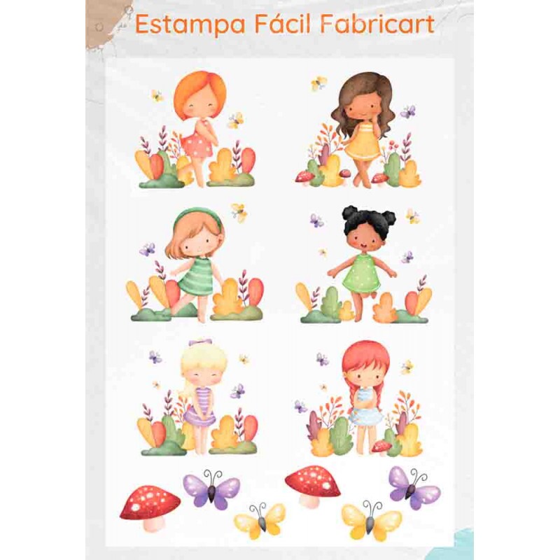 ESTAMPA FÁCIL - MENININHAS 2
