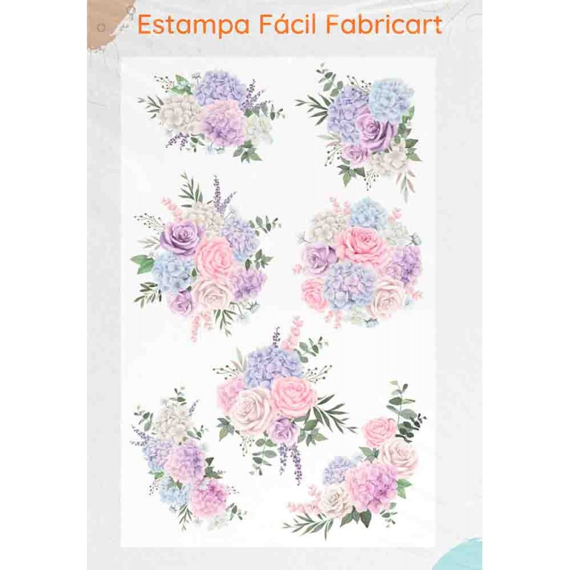 ESTAMPA FÁCIL - HORTENSIAS