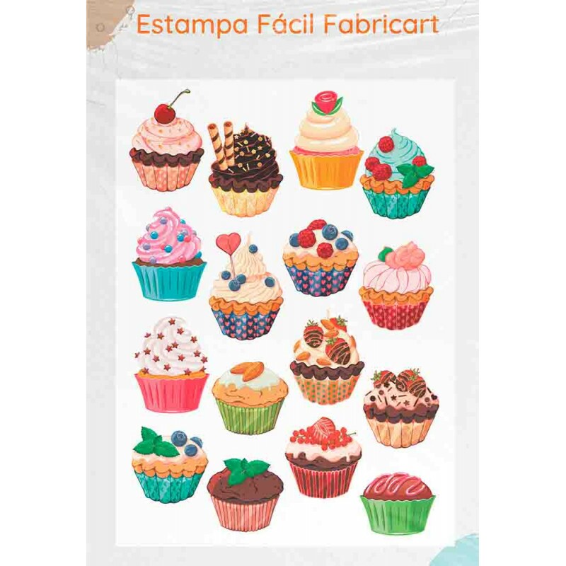 ESTAMPA FÁCIL - CUPCAKES