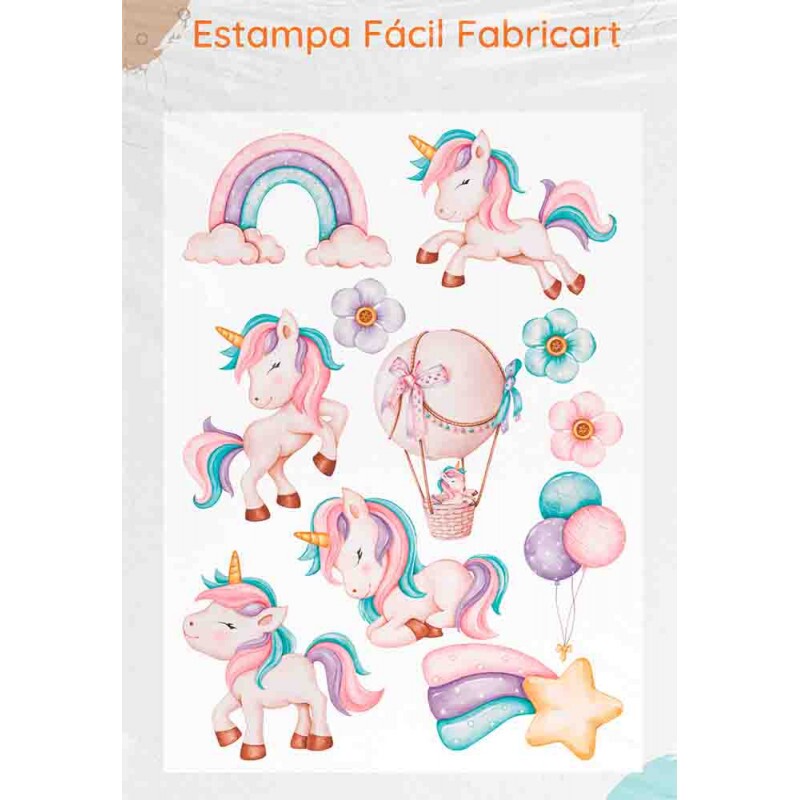 ESTAMPA FÁCIL - UNICORNIOS