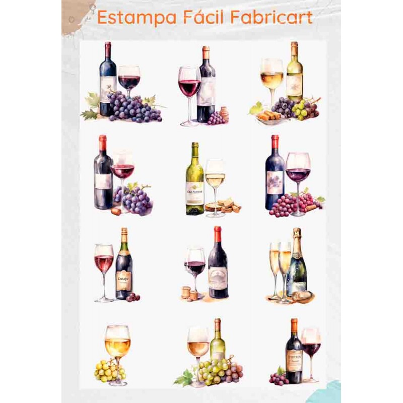 ESTAMPA FÁCIL - VINHOS