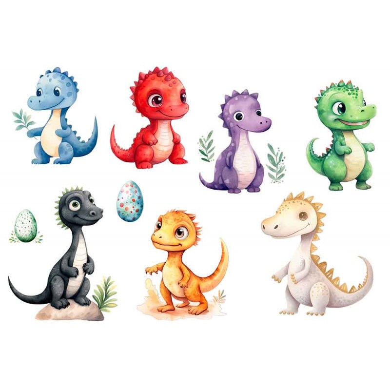 ESTAMPA FÁCIL - DINOSSAUROS