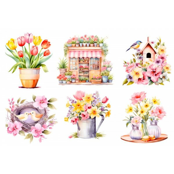 ESTAMPA FÁCIL - HELLO SPRING