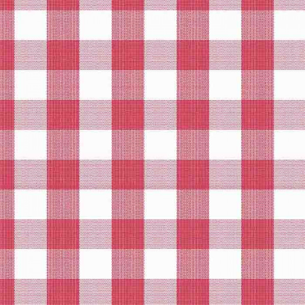 TRICOLINE FIO TINTO XADREZ MEDIO - VERMELHO