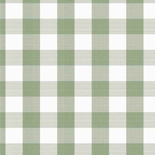 TRICOLINE FIO TINTO XADREZ MEDIO - VERDE OLIVA