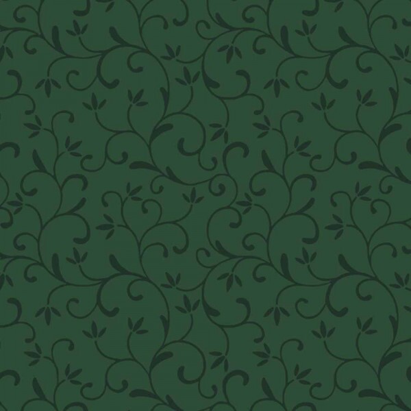 TRICOL. ARABESQUE VERDE EUCALIPTO - 100% ALGODÃO