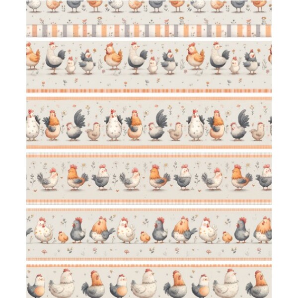 JA26 - TRICOL. BARRADO COCORICÓ  - 100% ALGODÃO - 04232/001D