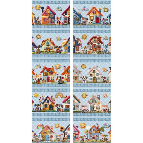 NV25 - TRICOL. BARRADO PATCH PETS - 100%ALGODÃO 00920/001D