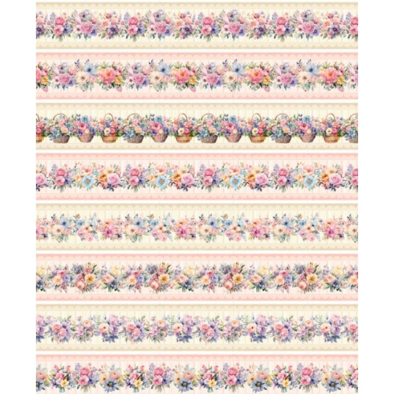 DZ25 - TRICOL. BARRADO FLORAL PASTEL - 100% ALGODÃO DIGITAL - 05386/001D DZ25 - TRICOL. BARRADO FLORAL PASTEL - 100% ALGODÃO DIGITAL - 05386/001D