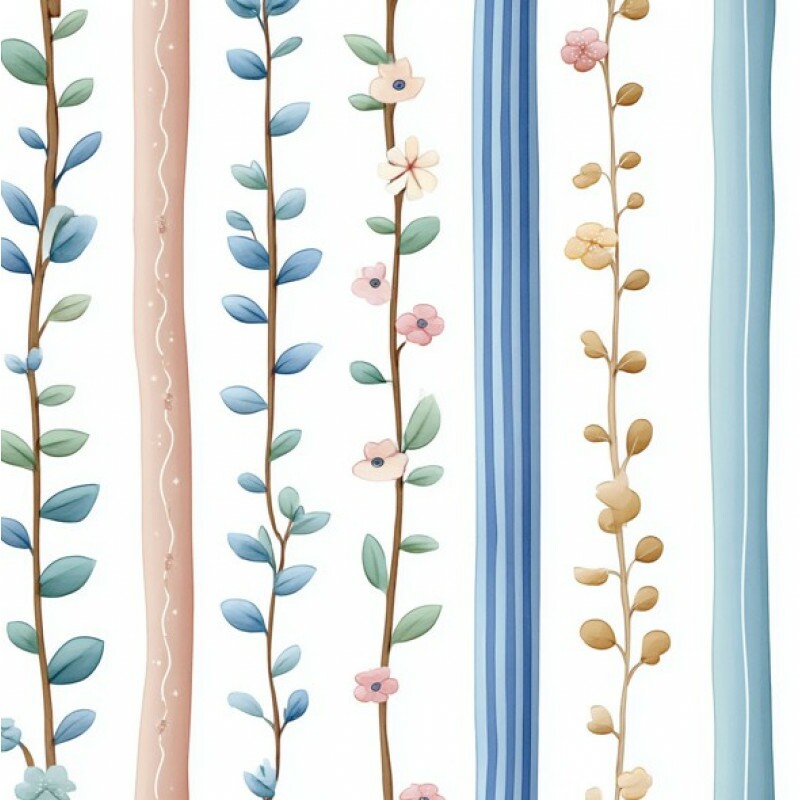 DZ25 - TRICOL. LISTRAS E RAMOS - 100% ALGODÃO DIGITAL - 05061/001D DZ25 - TRICOL. LISTRAS E RAMOS - 100% ALGODÃO DIGITAL - 05061/001D