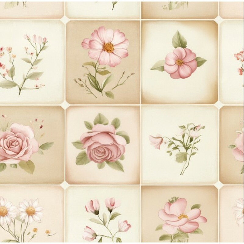 NV25 - TRICOL. MB PATCH ROSAS - 100%ALGODÃO 01232/001D NV25 - TRICOL. MB PATCH ROSAS - 100%ALGODÃO 01232/001D