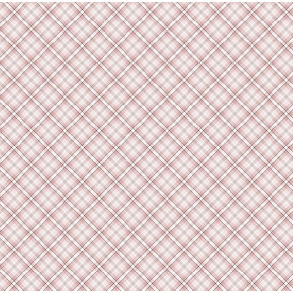 JA26 - TRICOL. XADREZ BLUSH 1  - 100% ALGODÃO - 98918/001D