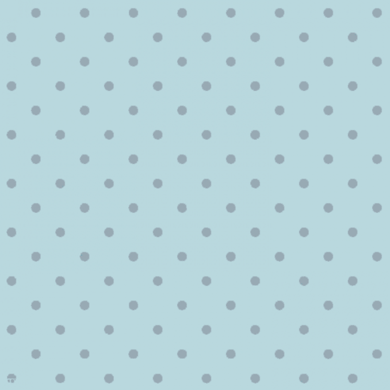 TRICOL. POÁ TON TON AZUL BRISA - 100% ALGODÃO - 68891/168