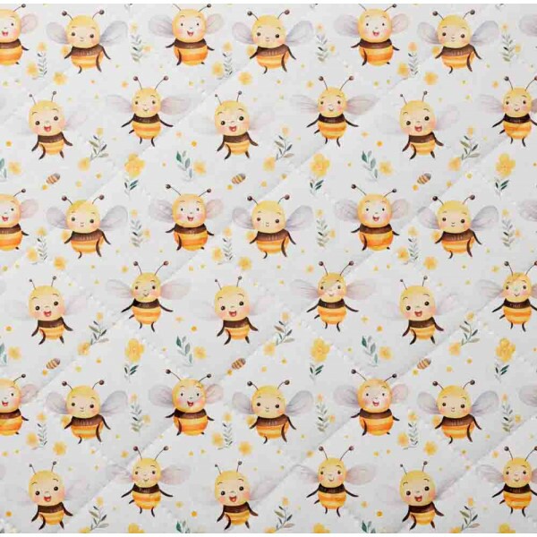 MATELASSÊ ROLINHO 0,50 X 1,40 -  ABELHINHAS - 50% ALG 50% SINT