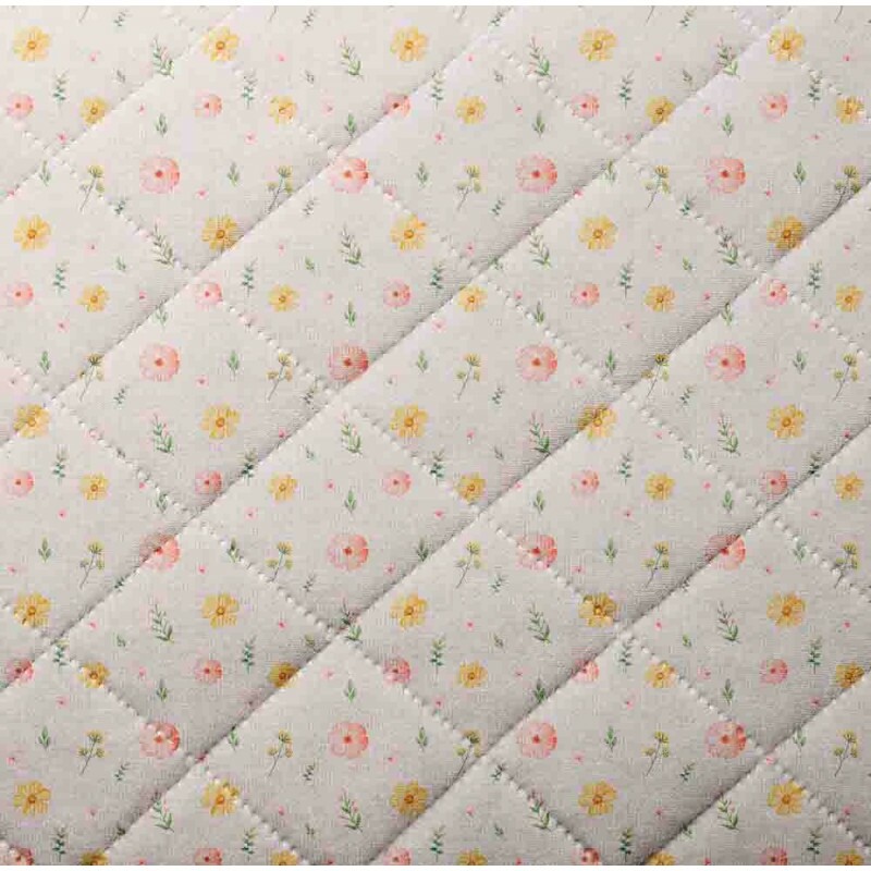 MATELASSÊ ROLINHO 0,50 X 1,40 - FLORES DELICADAS - 50% ALG 50% SINT