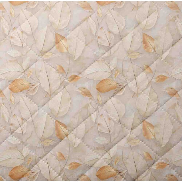 MATELASSÊ ROLINHO 0,50 X 1,40 - FLOLHAS CREME - 50% ALG 50% SINT