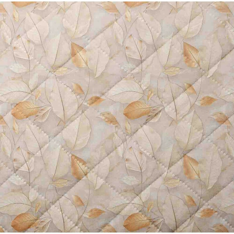 MATELASSÊ ROLINHO 0,50 X 1,40 - FLOLHAS CREME - 50% ALG 50% SINT