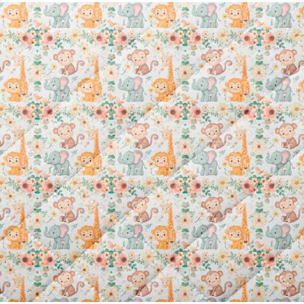 MATELASSÊ ROLINHO 0,50 X 1,40 - SAFARI - 50% ALG 50% SINT