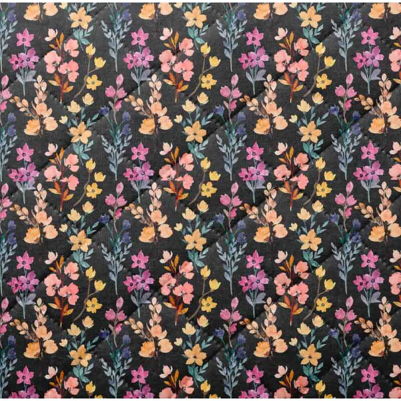 MATELASSÊ ROLINHO 0,50 X 1,40 - FLORES SILVESTRES - 50% ALG 50% SINT