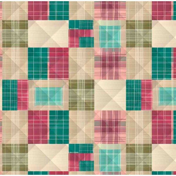 MATELASSÊ ROLINHO 0,50 X 1,40 - PATCHWORK - 50% ALG 50% SINT