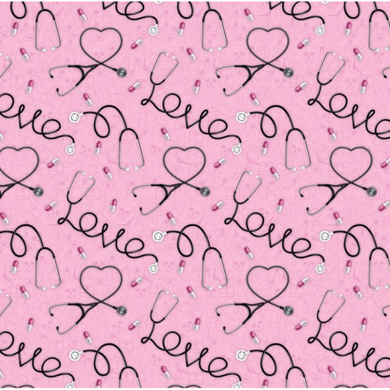 NV25 - TRICOL. SAÚDE ROSA - 100% ALGODÃO - A0022/001D