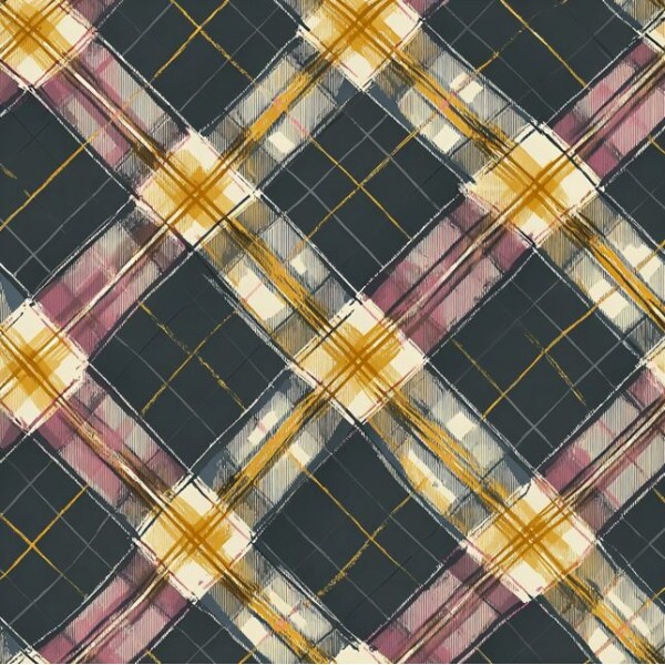 NV26 - TRICOL. GG TARTAN  - 100% ALGODÃO - A7805/001D