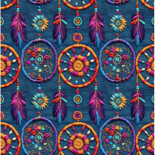 NV26 - TRICOL. HT MANDALAS - 100% ALGODÃO - A6861/001D