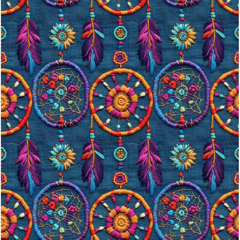 NV26 - TRICOL. HT MANDALAS - 100% ALGODÃO - A6861/001D