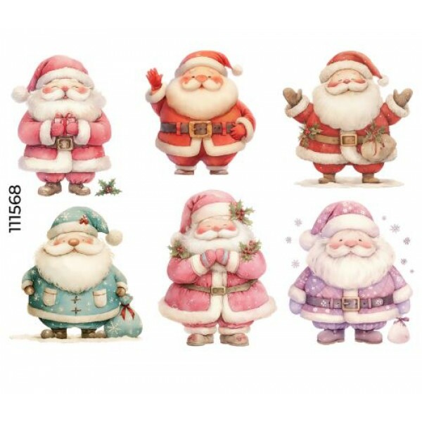 ESTAMPA FÁCIL - PAPAI NOEL PASTEL