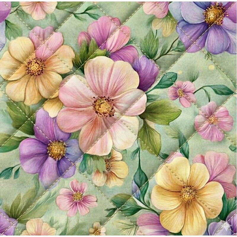 MATELASSÊ FLOR BREEZE BLOSSOM - 50% ALG 50% SINT