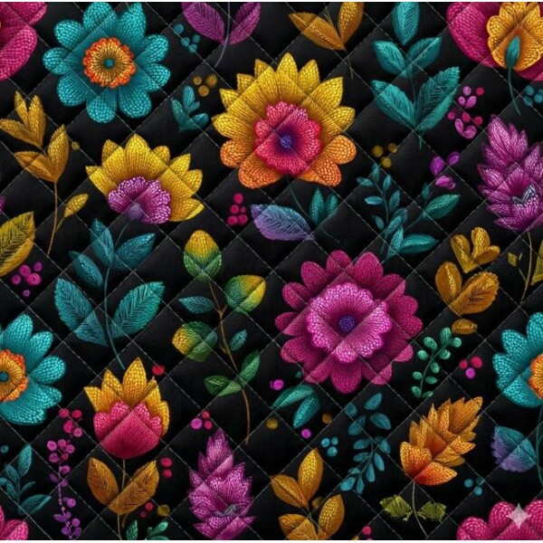 MATELASSÊ FLOR MARAVILHA 2 - 50% ALG 50% SINT