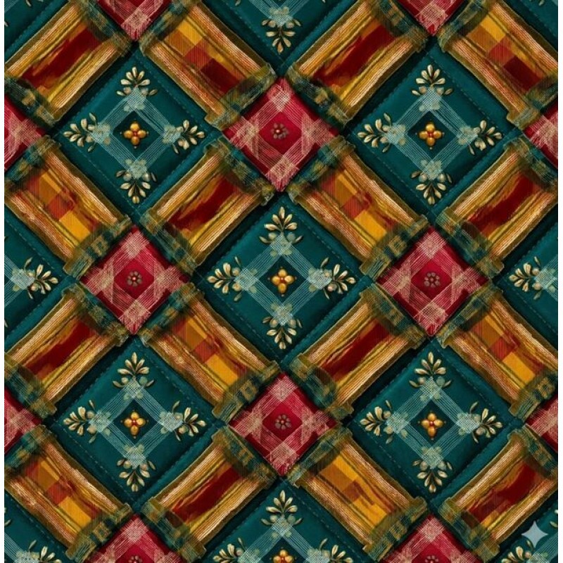 MATELASSÊ FLORENCE TARTAN - 50% ALG 50% SINT