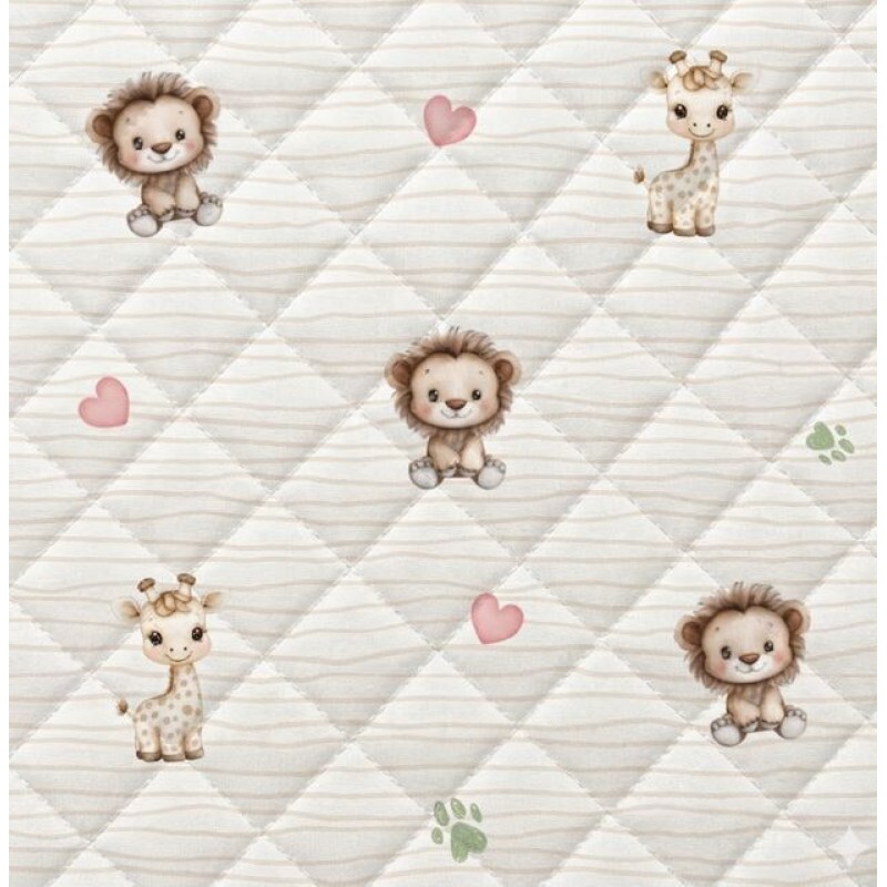 MATELASSÊ SS SAFARI ROSA - 50% ALG 50% SINT
