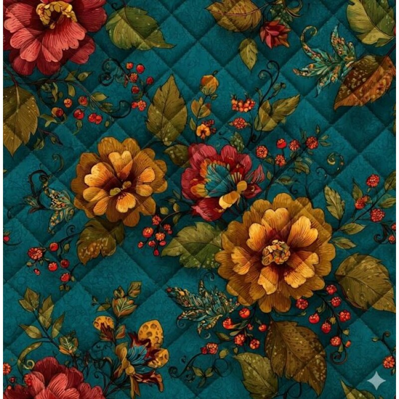 MATELASSÊ FLORAL PINHO - 50% ALG 50% SINT