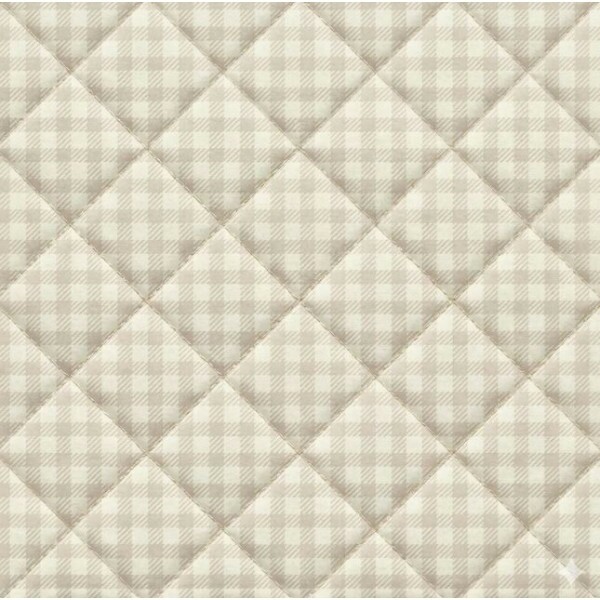MATELASSÊ XADREZ CREME 50%ALG 50% SINT.