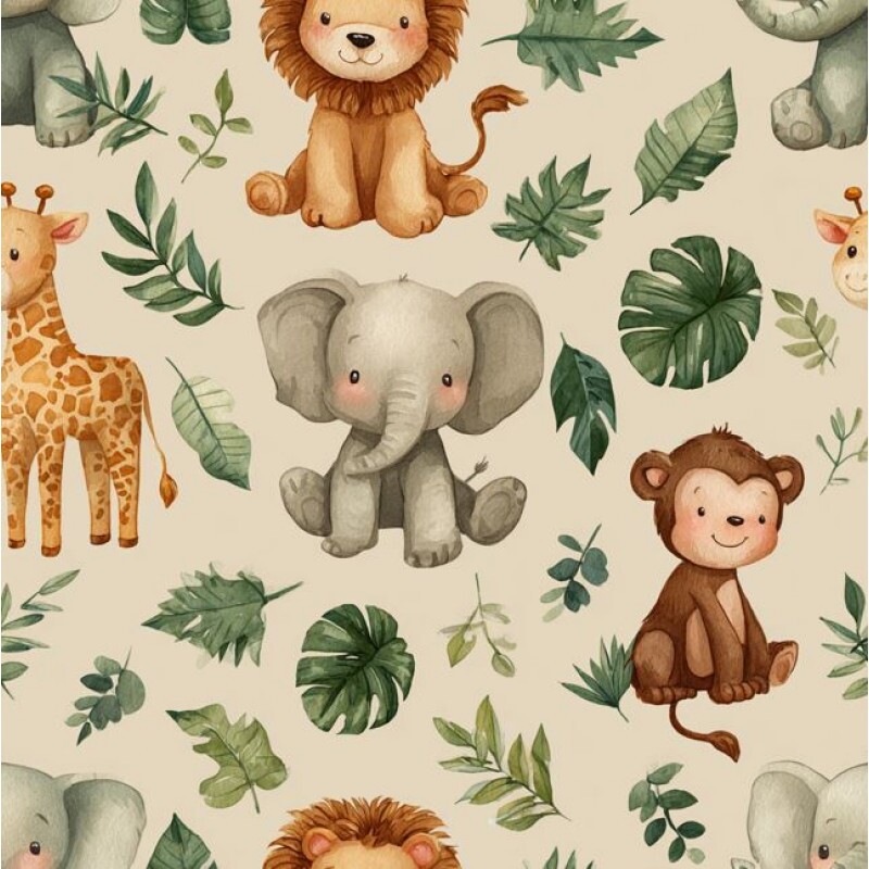 OT26 - TRICOL. SA SAFARI MACACO - 100% ALGODÃO - A6334/001D