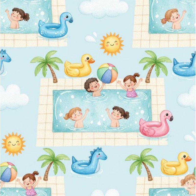 OT26 - TRICOL. TH PISCINA E CRIANÇAS - 100% ALGODÃO - A3043/001D
