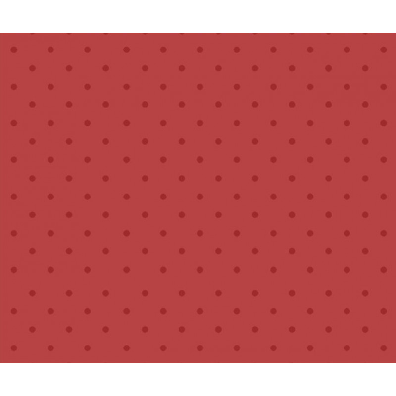 TRICOL. POÁ TON TON VERMELHO TELHA - 100% ALGODÃO - 68891/0156