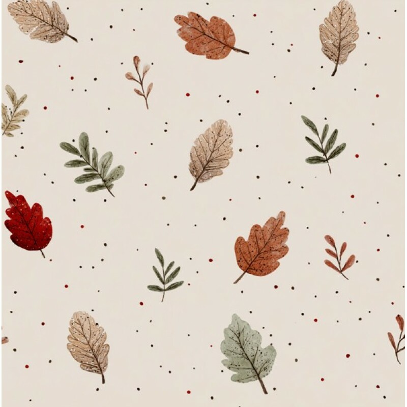 MR26 - TRICOL. AC FOLHINHAS - 100% ALGODÃO - 05375/001D