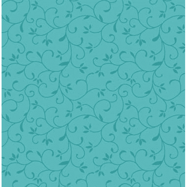 TRICOL. ARABESQUE  AQUA - 100% ALGODÃO 78338/0090
