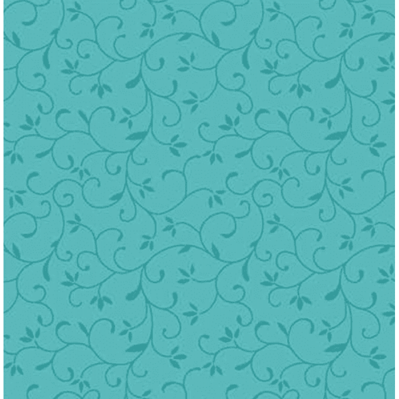 TRICOL. ARABESQUE  AQUA - 100% ALGODÃO 78338/0090
