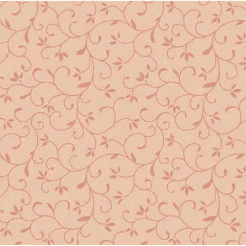 TRICOL. ARABESQUE ROSA CHÁ - 100% ALGODÃO 78338/0101