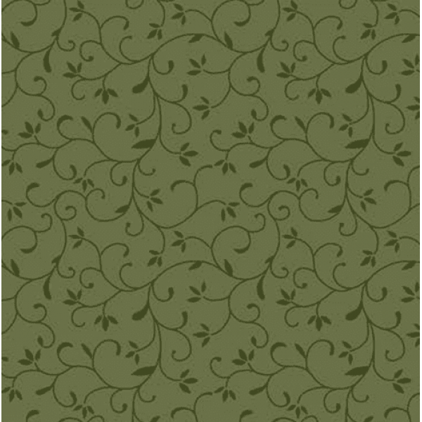 TRICOL. ARABESQUE VERDE MUSGO - 100% ALGODÃO 78338/0088
