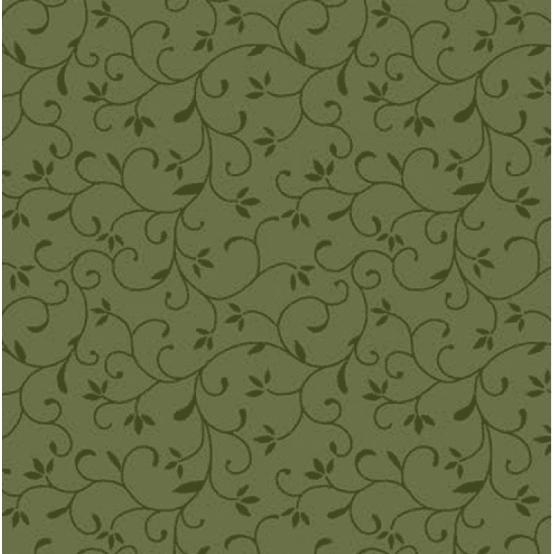 TRICOL. ARABESQUE VERDE MUSGO - 100% ALGODÃO 78338/0088