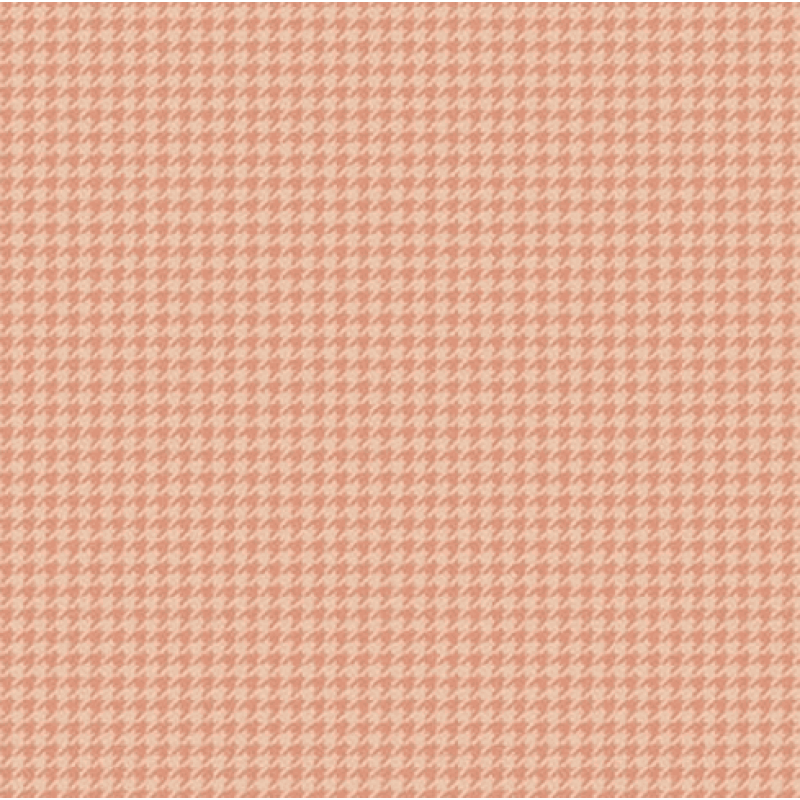 TRICOL. PIED DE POULE  ROSA CHÁ - 100% ALGODÃO 01797/0031