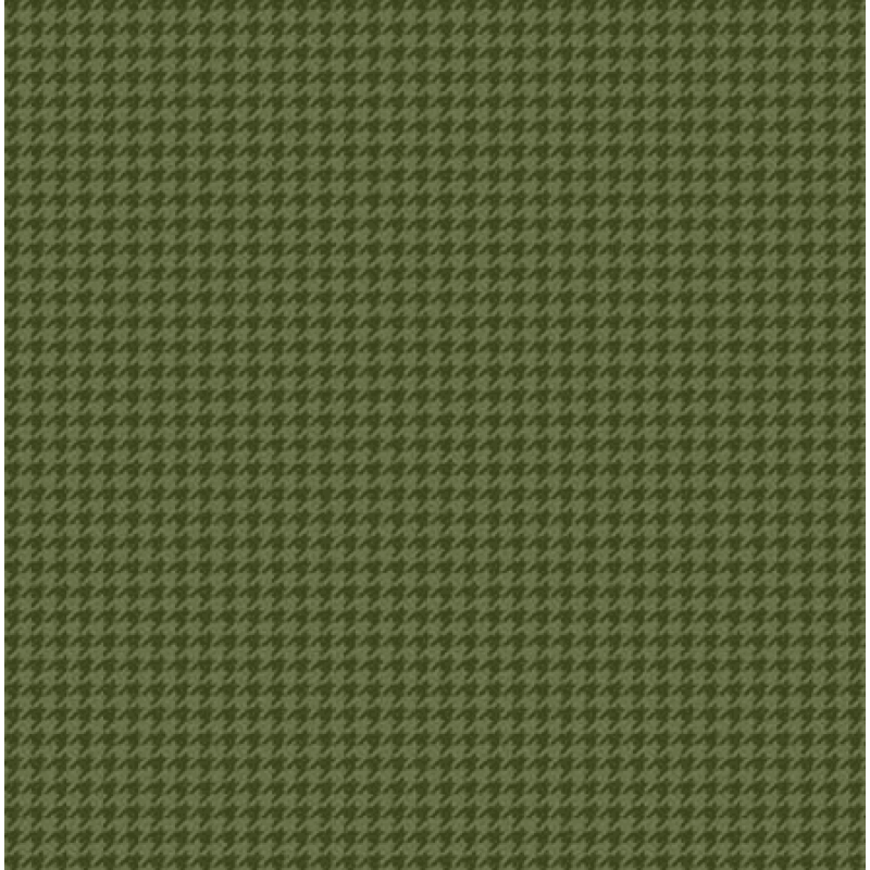 TRICOL. PIED DE POULE VERDE MUSGO - 100% ALGODÃO 01797/0017